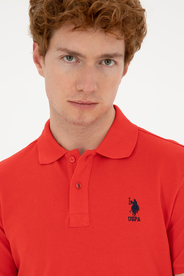 USPA Polo Shirt Red VR030 USPOM265 USPA LOGO US POLO ASSN.